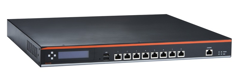 NA-510 - Сетевая платформа (1U) c 8 гигабитными портами на базе LGA1156 Intel Core i5-660 / i3-540 / G6960, i7-860 / i5-750