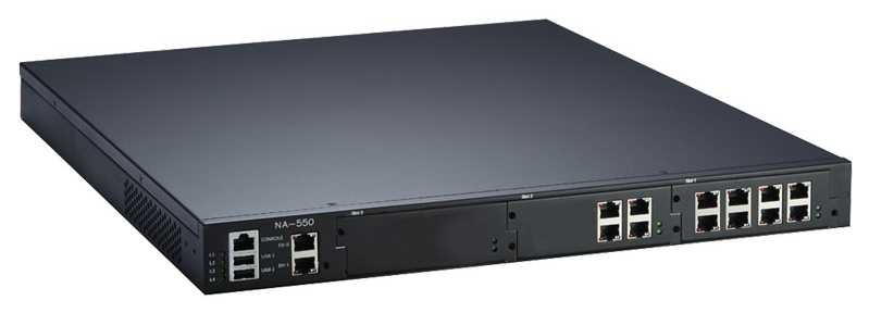 NA-550 Сетевая платформа 1U 19 c 14-26 гигабитными портами на базе LGA1155 3rd/2nd gen Intel Xeon E3, чипсет Intel C216, Linux