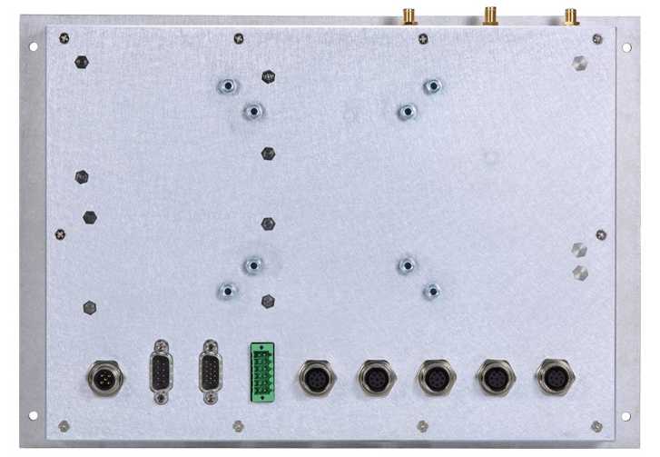 GOT712-837 - Панельный железнодорожный компьютер 12.1 XGA, 800 nit, Intel Atom E3845 1.91 ГГц, IP-65, EN 50155, -25º ~ +70º C