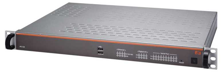 AX6156LE - Компьютер 1U 19, Intel Atom N2800 1.86 ГГц, чипсет Intel NM10, 8 изолированных RS-232/422/485 + 2 RS-232