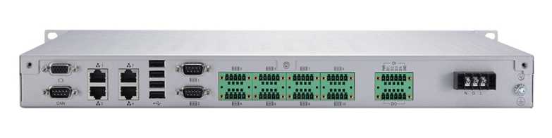 AX6156LE - Компьютер 1U 19, Intel Atom N2800 1.86 ГГц, чипсет Intel NM10, 8 изолированных RS-232/422/485 + 2 RS-232