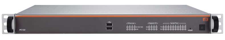 AX6156LE - Компьютер 1U 19, Intel Atom N2800 1.86 ГГц, чипсет Intel NM10, 8 изолированных RS-232/422/485 + 2 RS-232